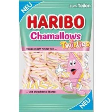Haribo Chamallows Twirlies Schaumzuckerstücke Vanillegeschmack 10x200g