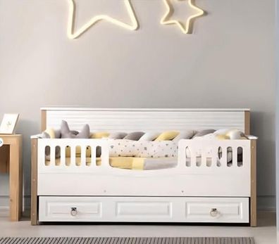 PerfekteKinderbett Bett Kindermöbel Weiß Garnitur Moderne Kinder neu