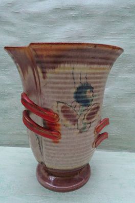Keramik Fayence große Vase Marke unleserlich 50er Jahre