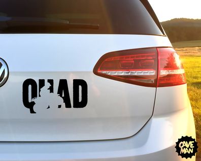 Auto Aufkleber "Quad" ATV Tuning Sticker Vinyl #0015