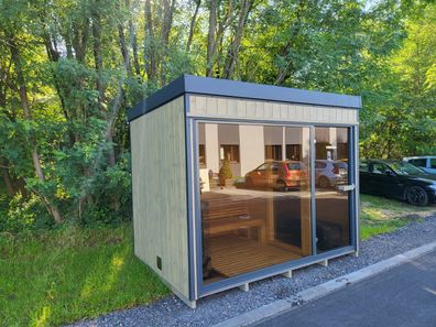 GardenAndPools Sauna Haus Sauna Hütte Outdoor Sauna Modell Horizont House M3
