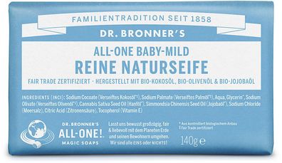 Dr Bronners Baby Mild Reine Naturseife 140 g