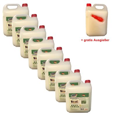 PRIMA Geschirrspülmittel Aloe Vera 8 x 5 L Kanister = 40 L + gratis Ausgießer