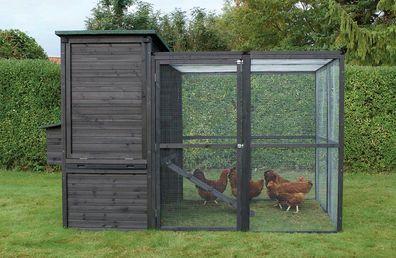 Hühnerhaus XL 6,2 m³ Hühnerstall Geflügelstall Nistkasten Gehege Hühner Garten