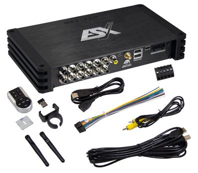 ESX Quantum Soundprozessor 12 Kanal Digitaler Full HD Audio Player DSP QE812SP