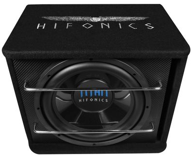 Hifonics Aktiv Subwoofer Bass Endstufe Verstärker Single-Bassreflexbox TSA-300R