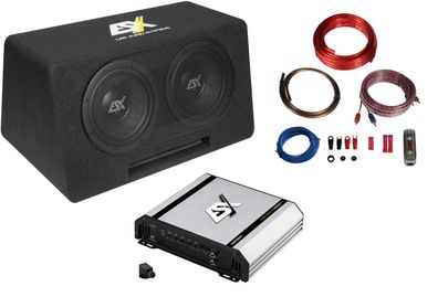 ESX DBX Dual Endstufe Sound Komplett Paket Car Auto HiFi Anlage DBP208Q