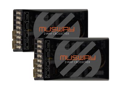 MUSWAY 2-Wege Frequenzweiche Frequenzweichen-Paar MG2X