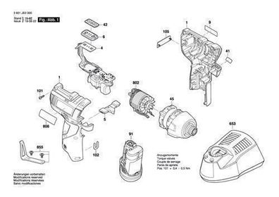 Bosch Ersatzteile für GDR 12V-110 Schlagschrauber
