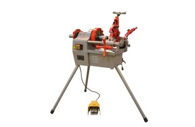 Gewindeschneidmaschine elektrisch 230V Rohre kérzen entgraten 1/2" bis 2" 750W