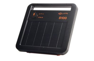 Gallagher Solar Weidezaungerät S100 batteriebetrieben Elektrozaun Koppel IPX4