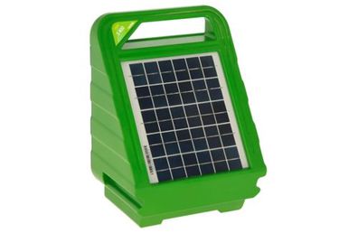 Kerbl Titan Batteriezaun mit Solarpanel S400 12V Weidezaungerät Solar-Zaungerät