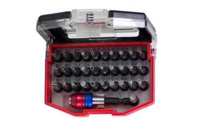 Tecos 44569783 Bitsatz 32 Set inkl. Bithalter Quick-Lock-Funktion Sechskant