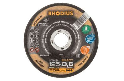 Rhodius Trennscheiben, 125x0,6 - 10 Stück