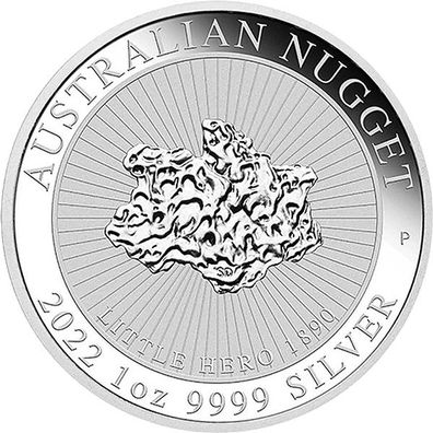 Australien 2022 Nugget Little Hero - 1 Oz Silber*