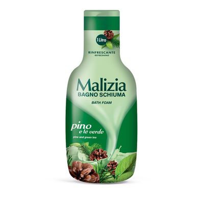 Malizia - PINO Pinie & grüner Tee - Badeschaum 1000ml