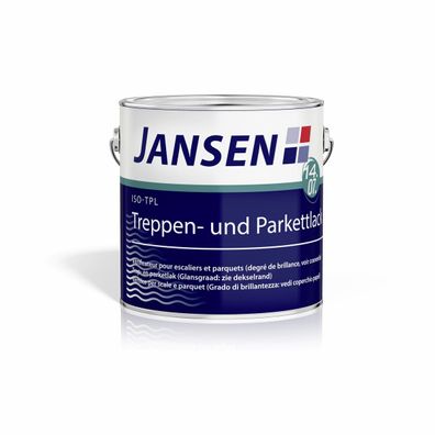 Jansen ISO-TPL Treppen- und Parkettlack halbmatt 2,5 Liter weiß