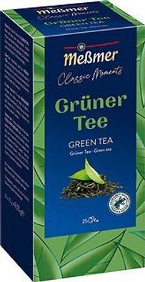Meßmer 4061518 Tee-Spezialitäten - Grüner Tee, 25 Beutel
