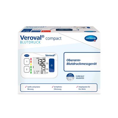 Hartmann Veroval® Compact Oberarm-Blutdruckmessgerät | Packung (1 Stück)