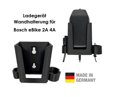 Wandhalterung passend für Bosch e-bike 2A / 4A Ladegerät