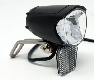 LED Scheinwerfer für E-Bike 75 Lux 6 - 48 Volt Beleuchtung Lampe nach StVZO zugela...
