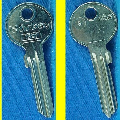Schlüsselrohling Börkey 1591 Profil 3 für verschiedene Abus Profilzylinder