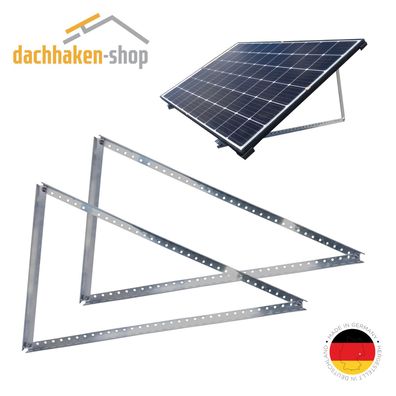 Halterung für PV Solarpanel Aufständerung bis 118 cm Flachdach Balkonkraftwerk