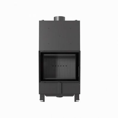 Kratki Wasserführender Kamineinsatz LUCY 12 kW BLACK Ø 200 Hausheizung Kamin