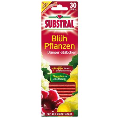 Substral® vita + plus Dünger-Stäbchen für Blühpflanzen 30 Stück