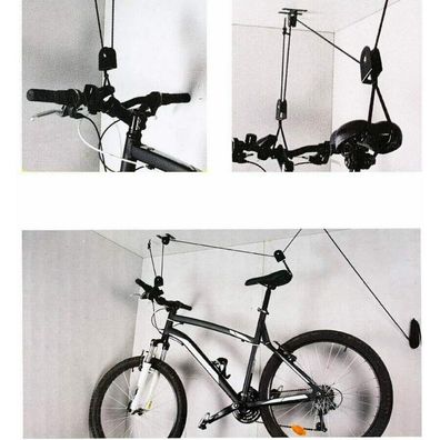 Fahrrad Deckenhalter (Profi) DUNLOP bis 20kg Fahrradaufhängung Deckenlift Garage