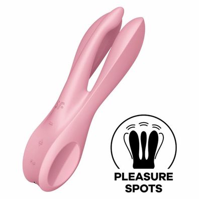 Satisfyer Auflegevibrator "Threesome 1" pink