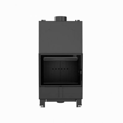 Kratki Wasserführender Kamineinsatz LUCY 16 kW BLACK Ø 200 Hausheizung Kamin