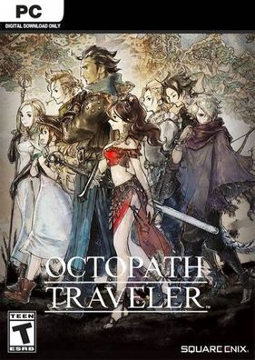 Octopath Traveler (PC, 2019, Nur der Steam Key Download Code) Keine DVD, Keine CD