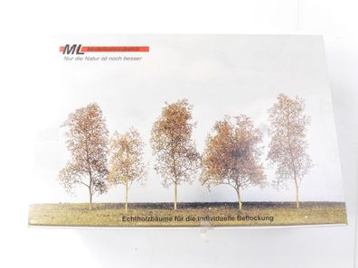 ML Modellbahnzubehör H0 Landschaftsbau 18x Bäume Echtholzbäume aus Meerschaum