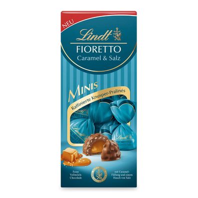 Lindt Fioretto Minis Beutel Caramel & Salz, 115g