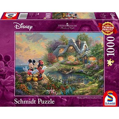 Thomas Kinkade: Painter of Light - Disney, Sweethearts Mickey & Minnie (1000 Teile)