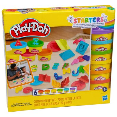 47,00 EUR/ kg Play-Doh Starters Kinderknete Set Buchstaben lernen A-Z Knetformen