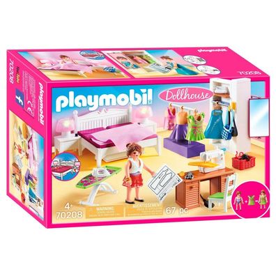 Playmobil 70208 Dollhouse Schlafzimmer mit Nähecke