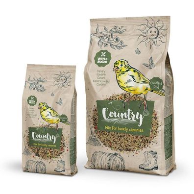 Witte Molen Country Futter für Kanarienvögel 4 x 2,5 kg