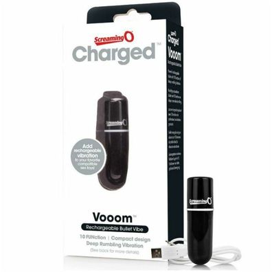 The Screaming O Charged Vooom Bullet Vibrator schwarz