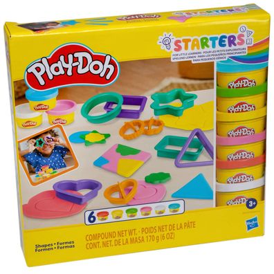 47,00 EUR/ kg Play-Doh Starters Kinderknete Set Formen Knetformen Knetförmchen