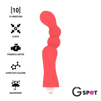 G-Spot G-Spot Gohan Vibrator G-Punkt Light Red 500 g