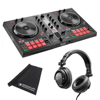 Hercules Inpulse 300 MK2 DJ Controller mit DJ45 Kopfhörer