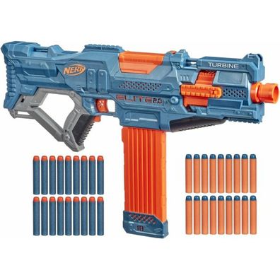Nerf Elite 2.0 Turbine CS-18, Nerf Gun (blaugrau/ orange)