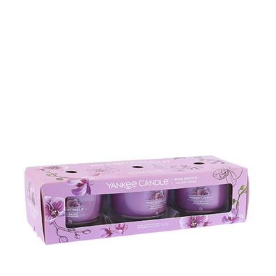 Set of votive candles in glass Wild Orchid 3 x 37 g