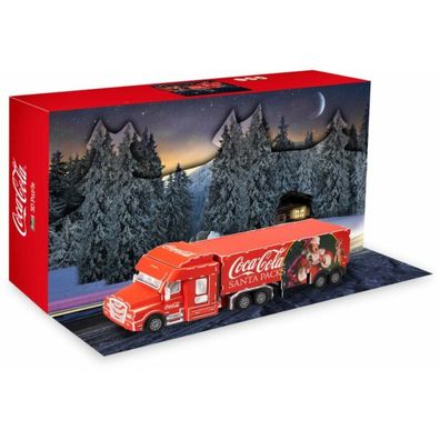 3D-Puzzle Adventskalender Coca-Cola Truck (rot/ mehrfarbig)