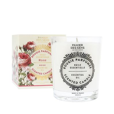 Scented candle in glass Rose 180 g