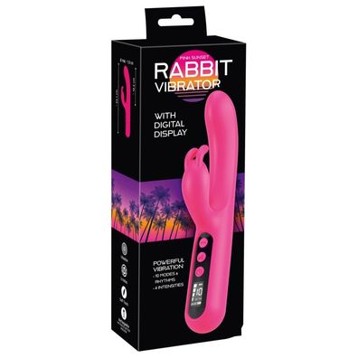 Pink Sunset Rabbit Vibe Displa