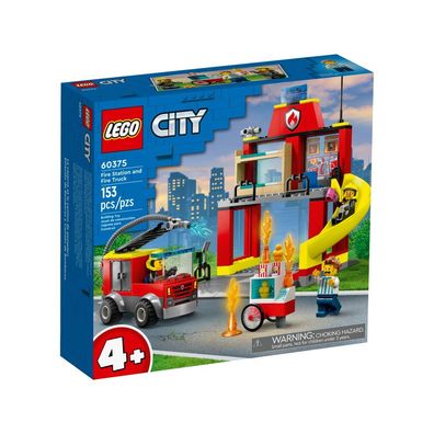 LEGO 60375 City Feuerwehrstation und Löschauto