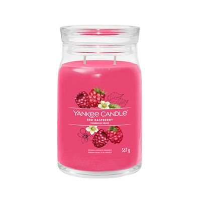 Aromatic candle Signature large glass Red Raspberry 567 g